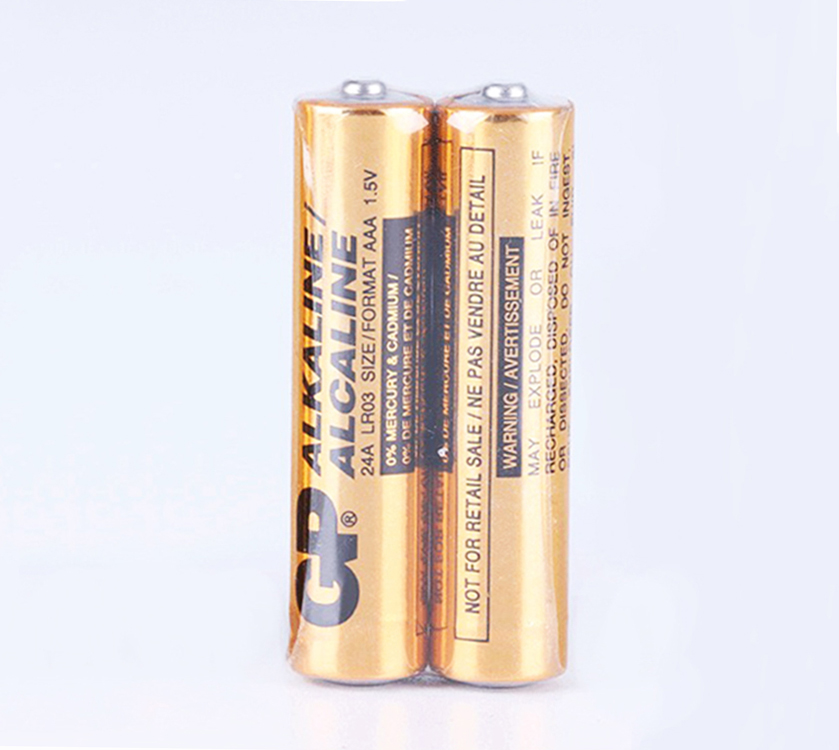 Vỉ 2 viên pin aaa lr03 gp 24a 1.5v alkaline dùng cho bàn phím logitech