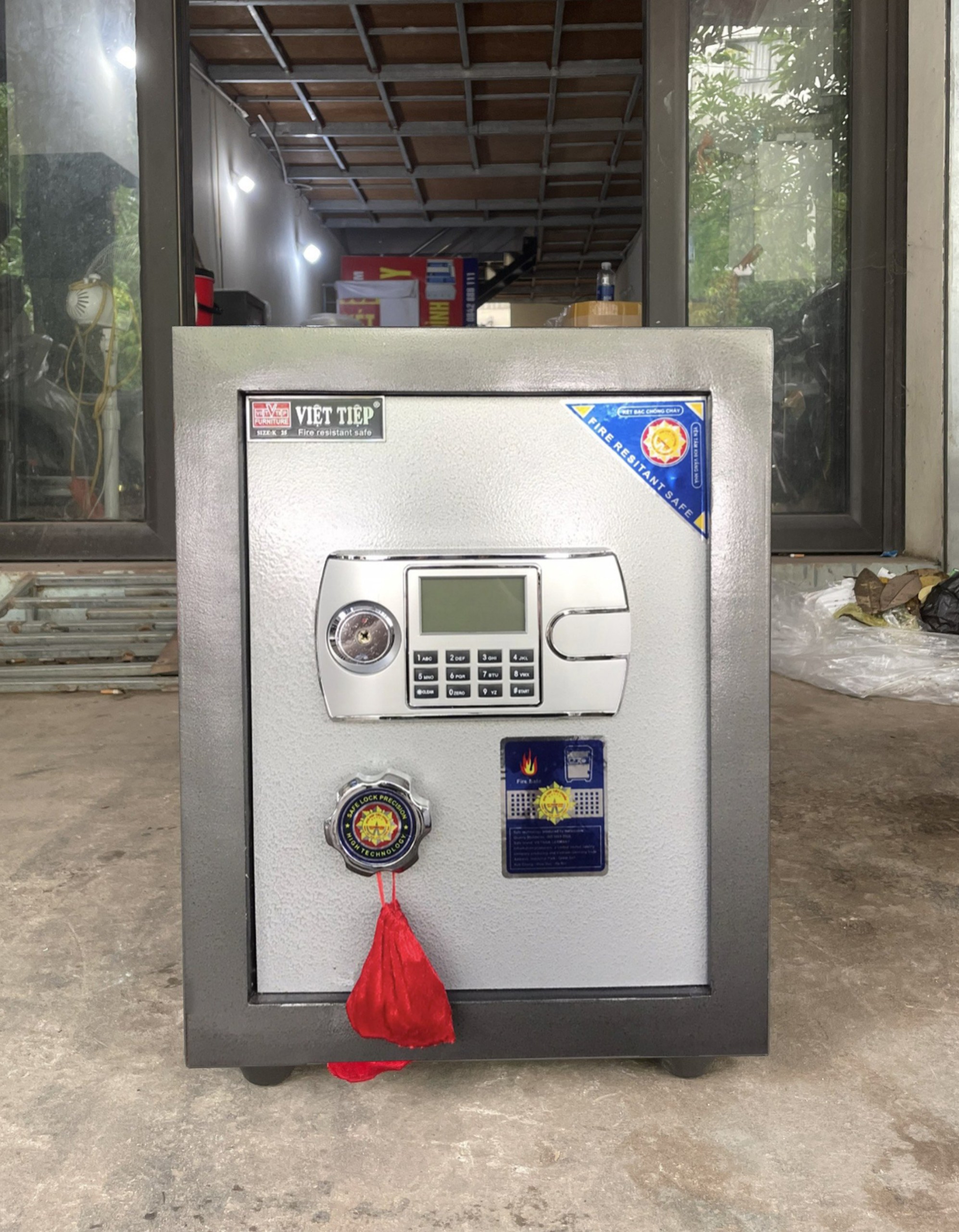KÉT SẮT KD25 Khóa Điện Tử ( Hỗ Trợ Vận Chuyển Toàn Quốc ) Khi liên hệ