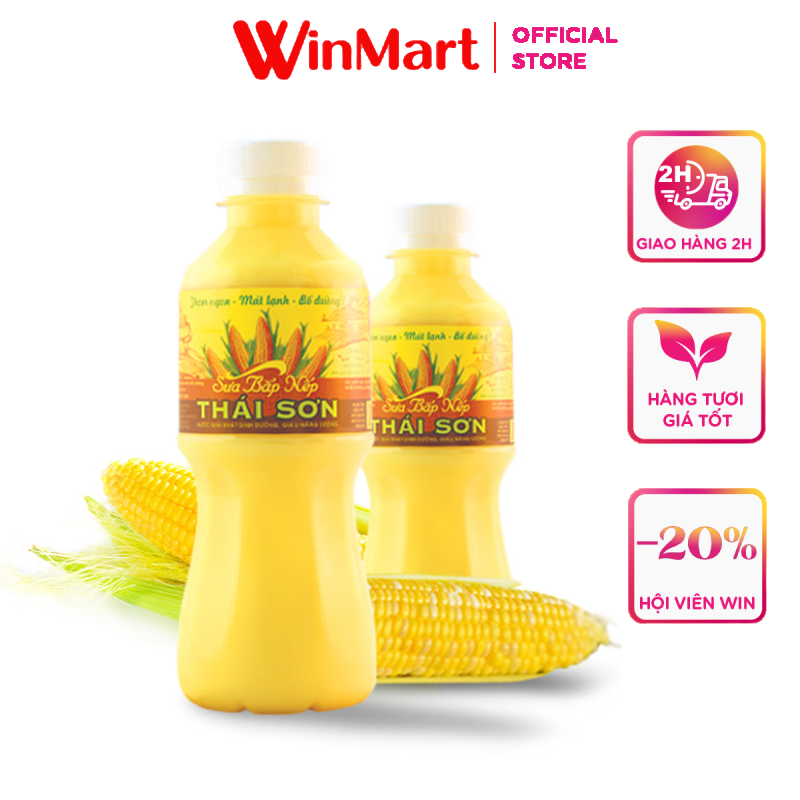 [Siêu thị WinMart] - Sữa bắp Thái Sơn chai 330ml