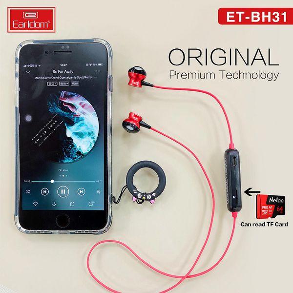 Tai Nghe Bluetooth Earldom BH31( Có khe cắm thẻ nhớ)