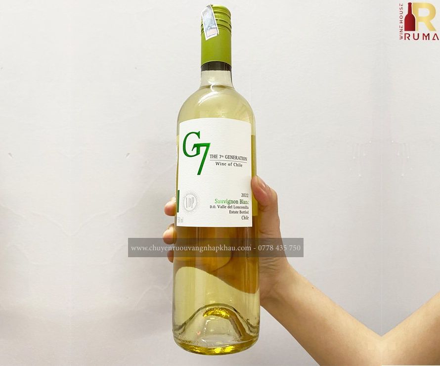 Vang Chile G7 Sauvignon Blanc (vang trắng)