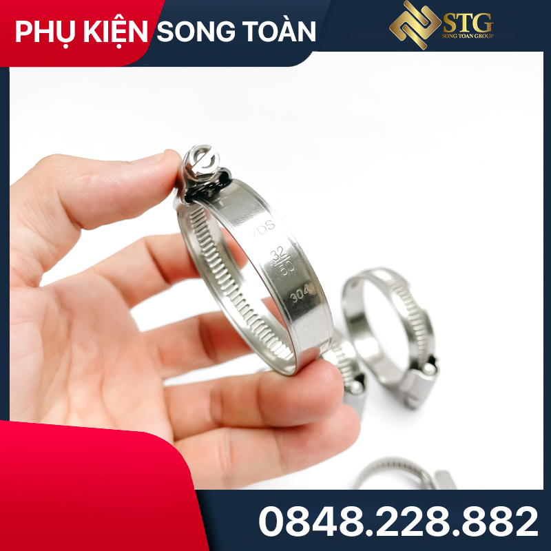 304 Stainless Steel Goat Neck, 304 Stainless Steel Screwed Pipe Clamp