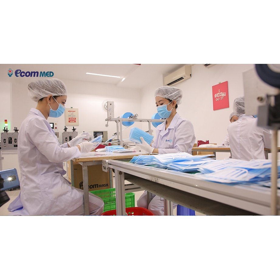 [HỘP 20C KO VAN][KHẨU TRANG N 95] Khẩu Trang N95 EcomMed (Hộp 30 cái)