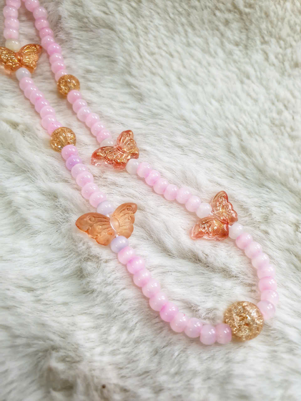 Handmade Bag Charm / Keychain / Phone Lanyard “Sky Dream”