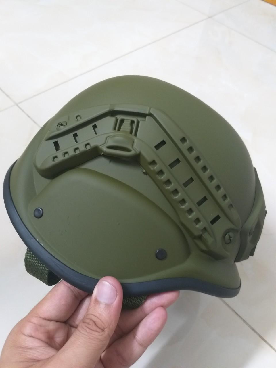 [HCM]Nón bảo hiểm lính vành cao cấp