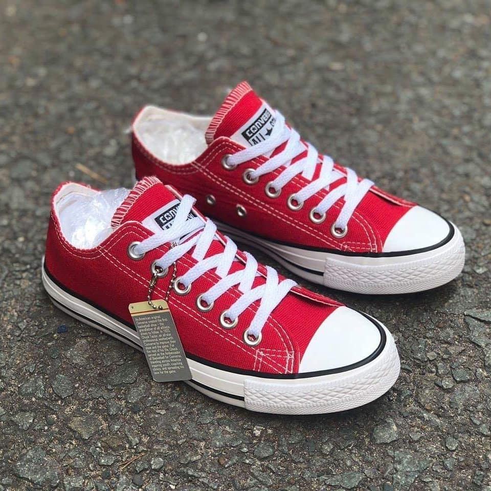 [GIẢM GIÁ GỐC + FULL BOX] Giày Converse 1970s Đỏ Thấp Cổ [HOT]
