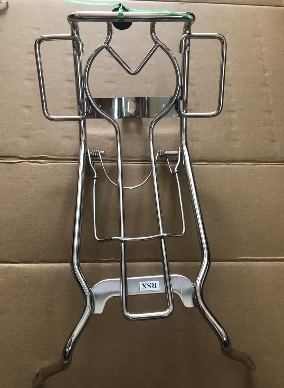 BAGA INOX 10LY CHO XE WAVE RSX 110 2014 - 2018, Wave A 2014-2016