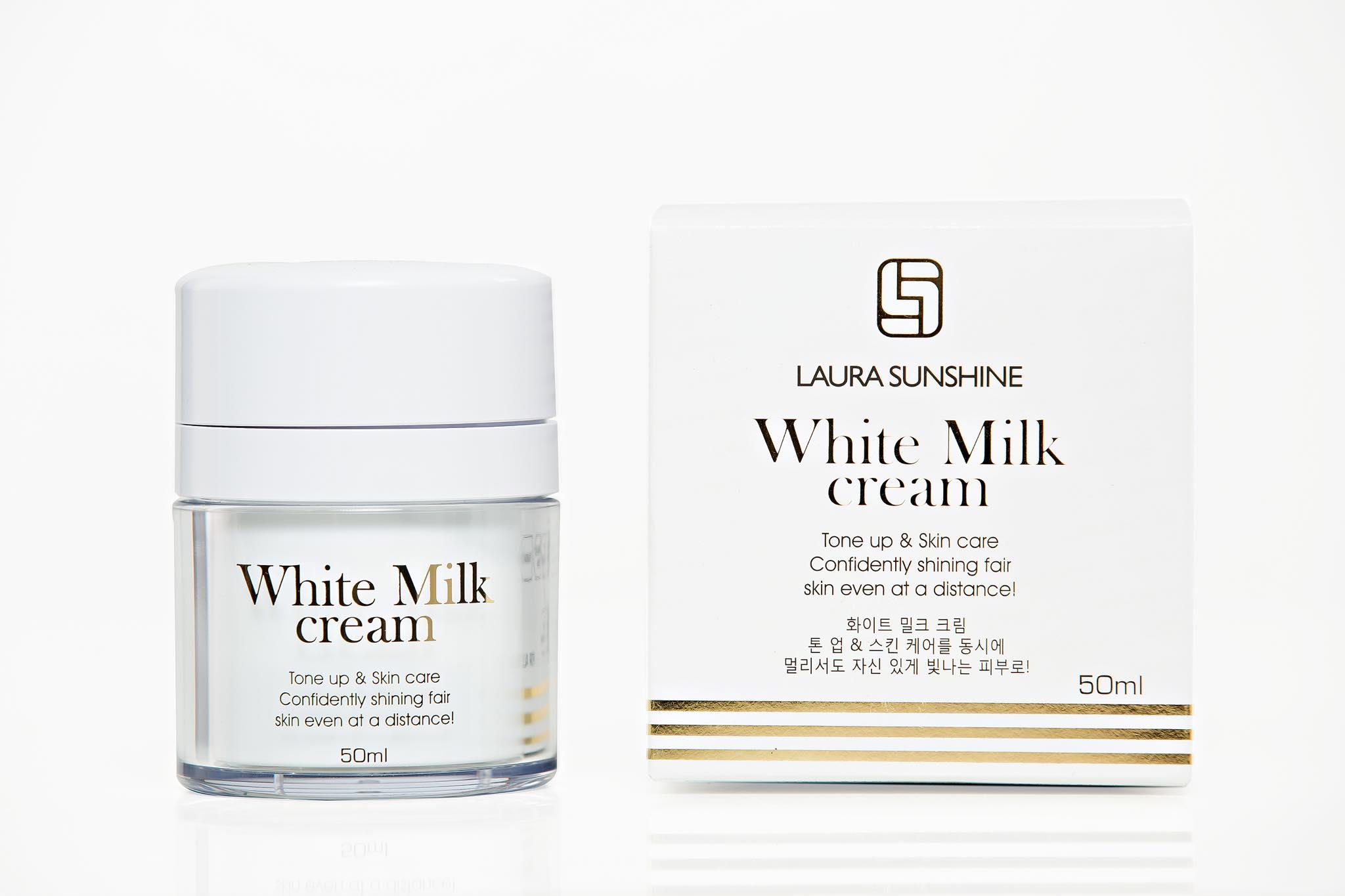 [HCM][MIỄN SHIP] KEM SỮA TRẮNG DA BAN NGÀY WHITE MILK CREAM LAURA SUNSHINE NHẬT KIM ANH