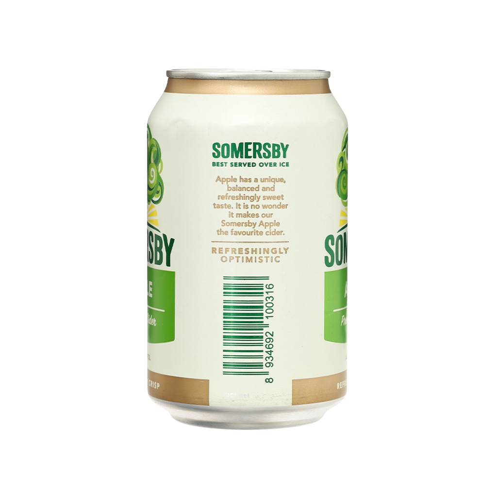 Somersby Cider Táo - 1 lon 320ml [NƯỚC TRÁI CÂY LÊN MEN]