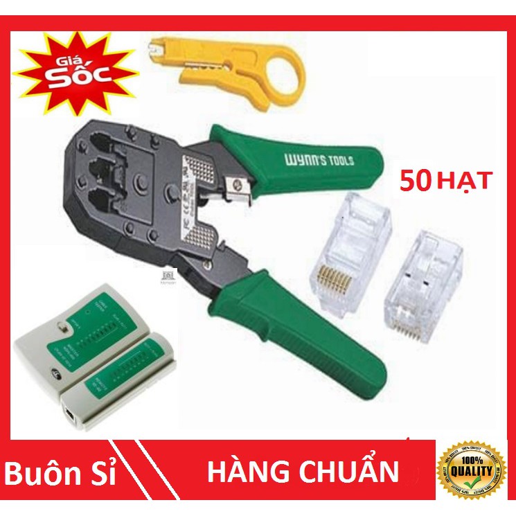 Kìm bấm mạng-hộp test mạng- 30 đầu bấm mạng