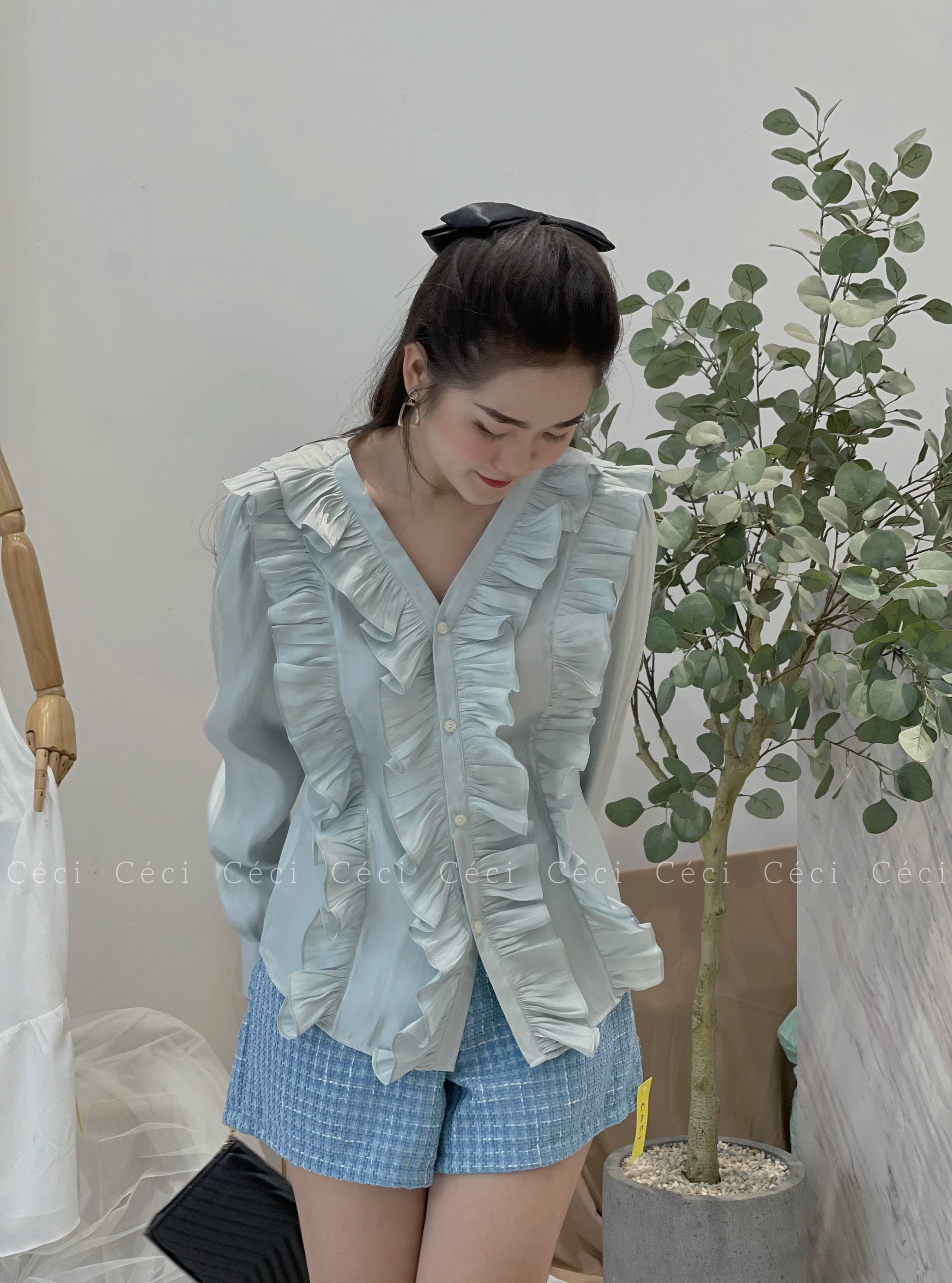 Joie Top - Áo bèo organza, Céci Store.