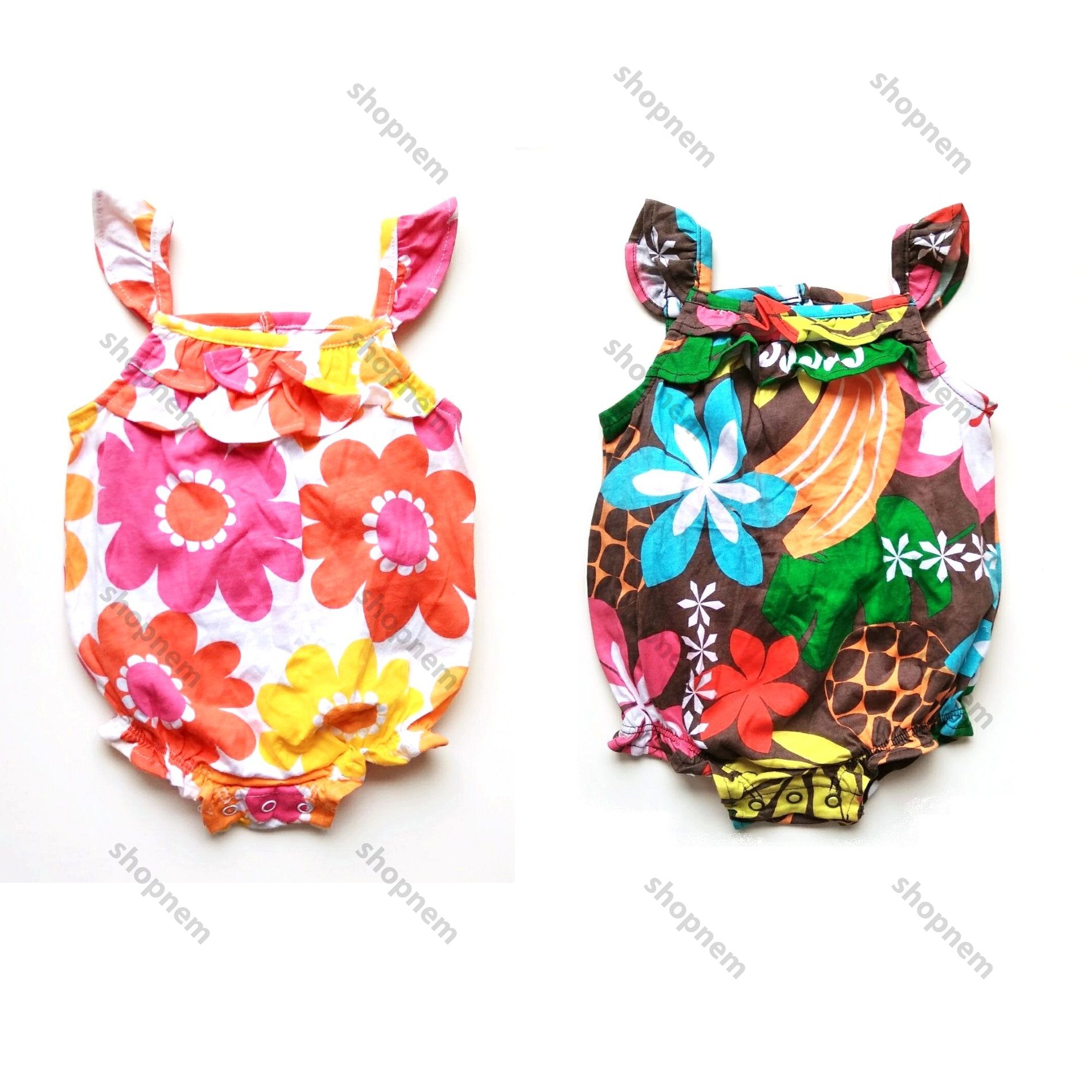 (CHỌN MẪU) Body phồng tay cánh tiên, body đùi bé gái nhún gấu, bộ quần áo mùa hè, bubble rompers, jumpsuits, quần áo trẻ sơ sinh, bộ đồ mùa hè