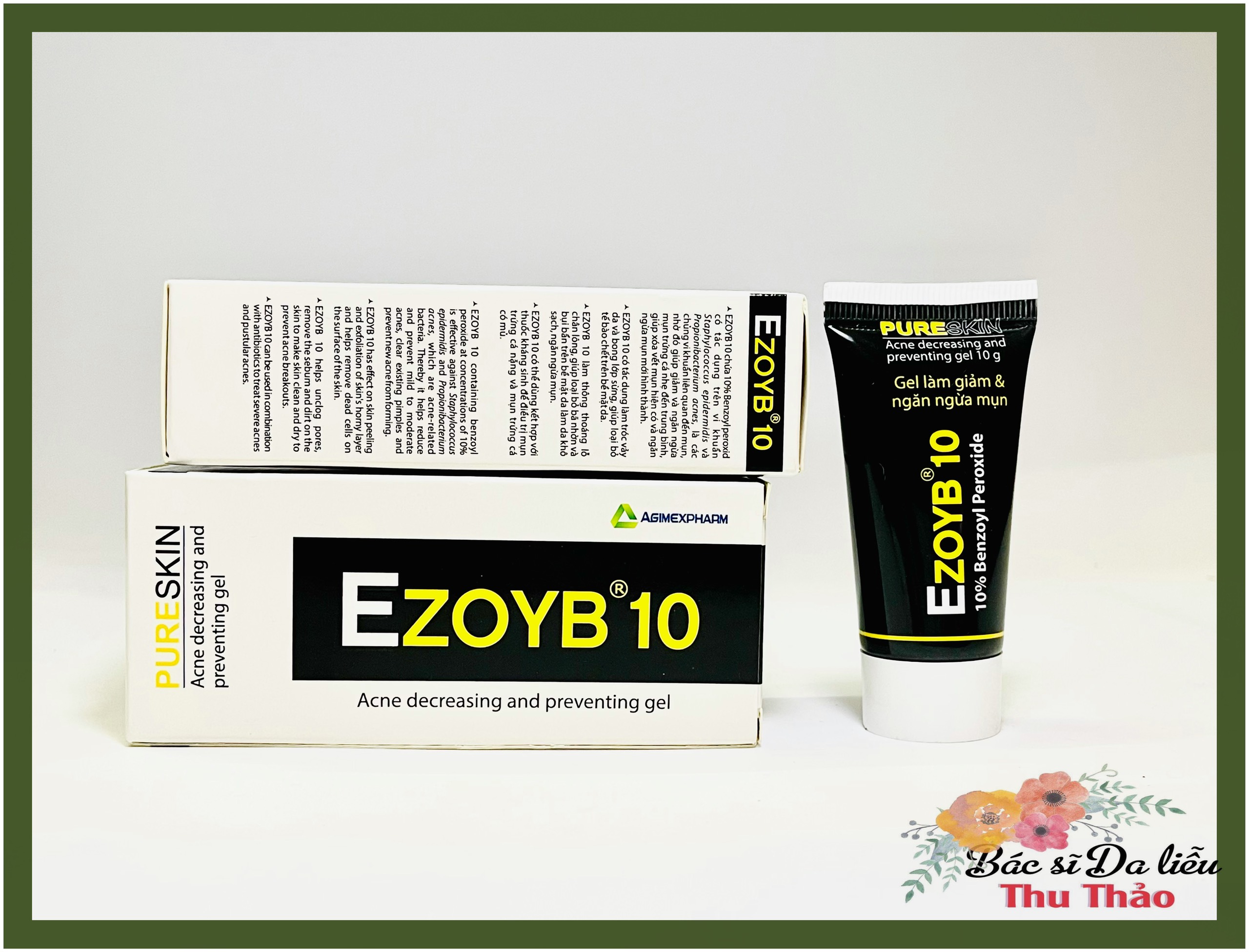 [HCM][10g] GEL GIẢM MỤN EZOYB 10 ( BENZOYL PEROXIDE - BPO 10%)