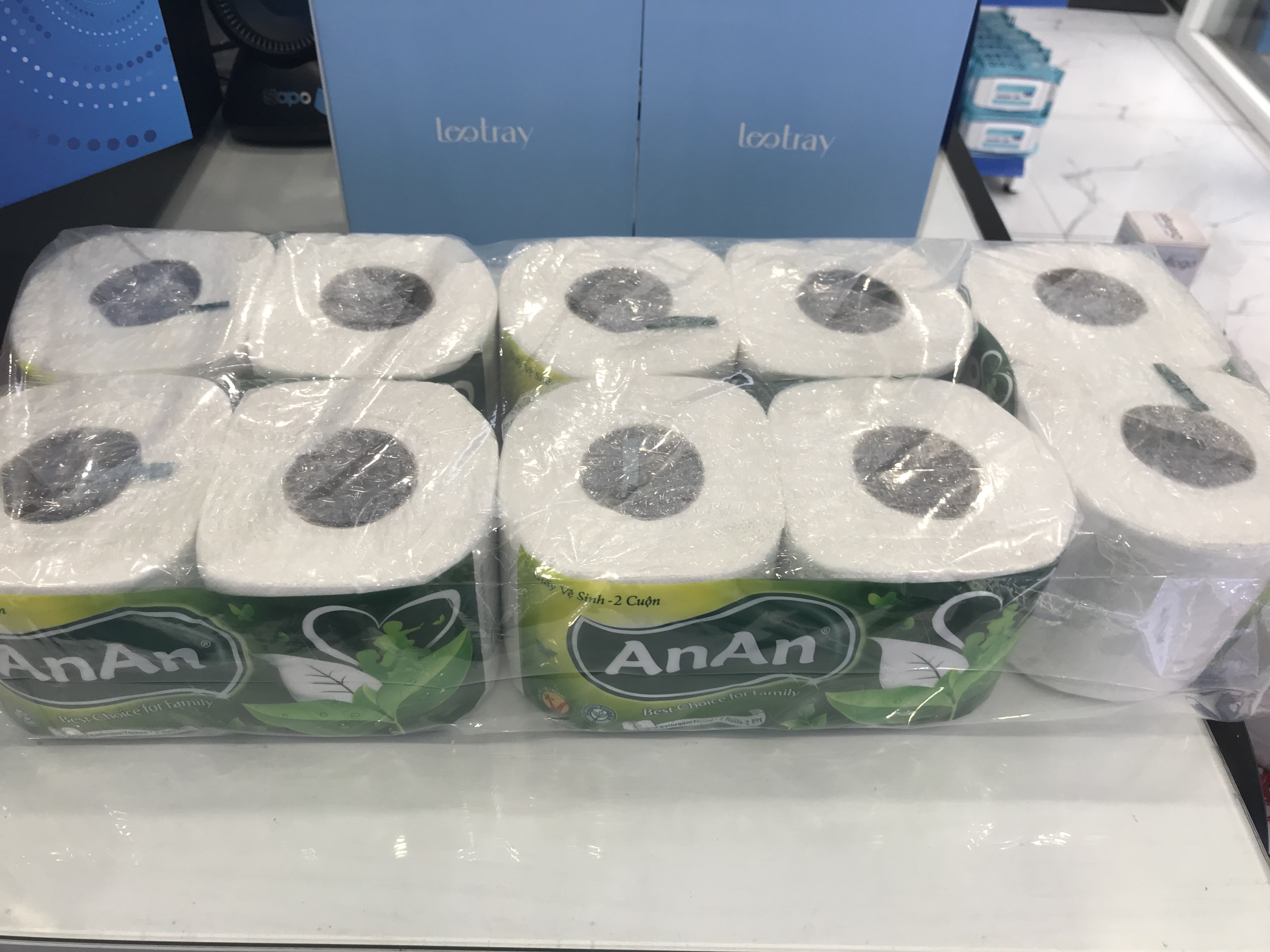 Giấy vệ sinh cuộn AnAn 2cuộnx5