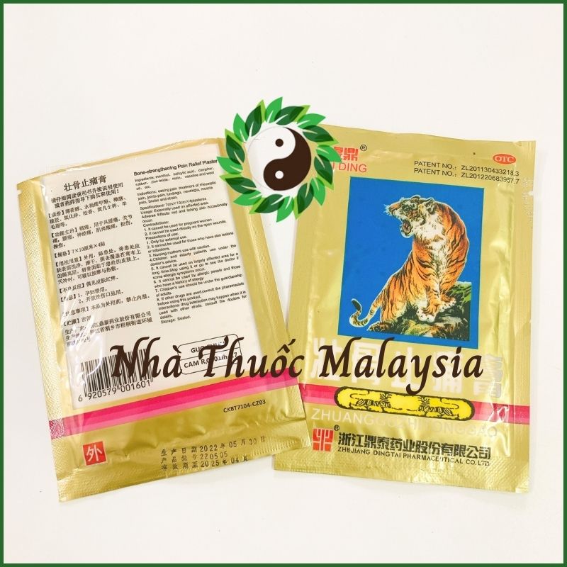 Cao dán con cọp - giảm đau nhức mỏi