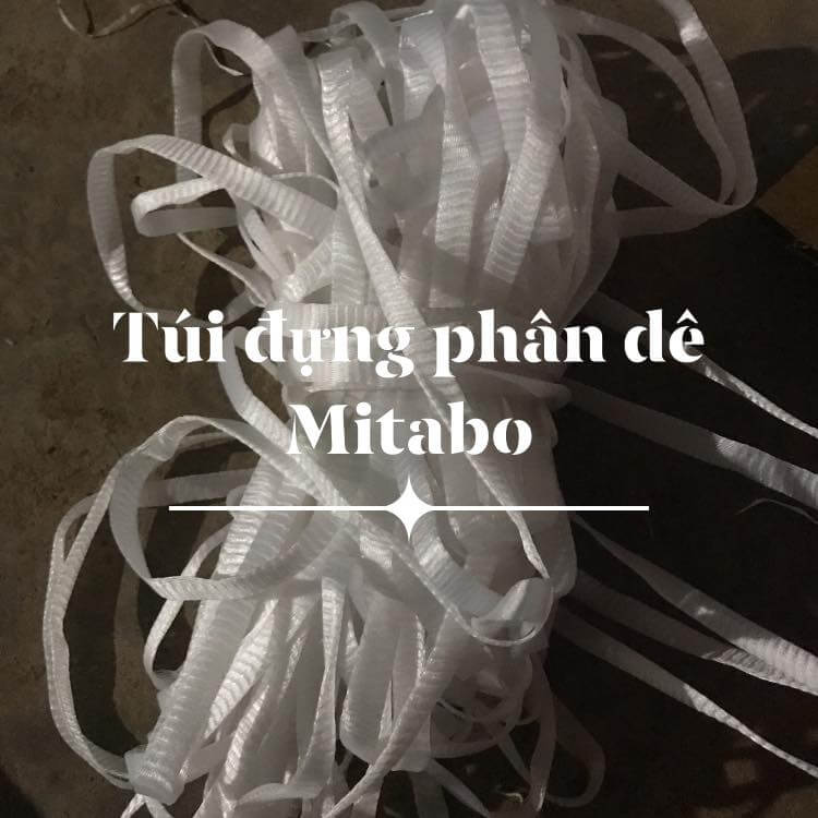 Túi lưới đựng phân dê túi đựng phân tan chậm túi lưới đựng phân lan 100g
