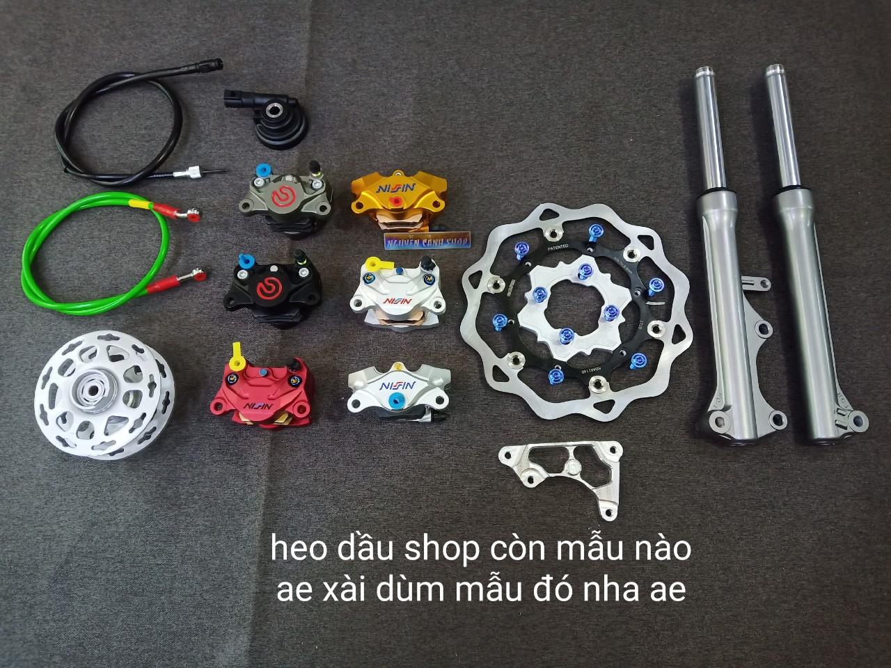 bộ đĩa trước xe sirius cumbo VIP