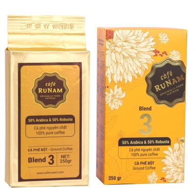 Cà phê runam coffee số 3 bột loại 250gr