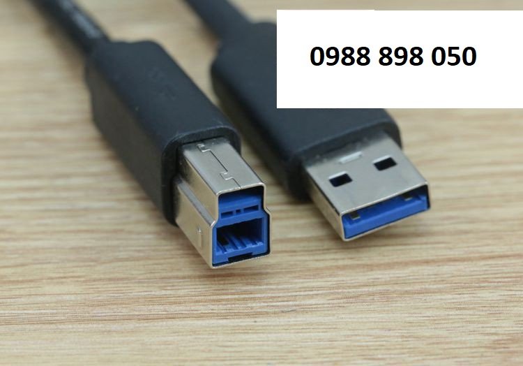 Cáp USB 3.0 Type A Sang Type B Tốc Độ Cao Hàng Chuẩn Bóc Máy
