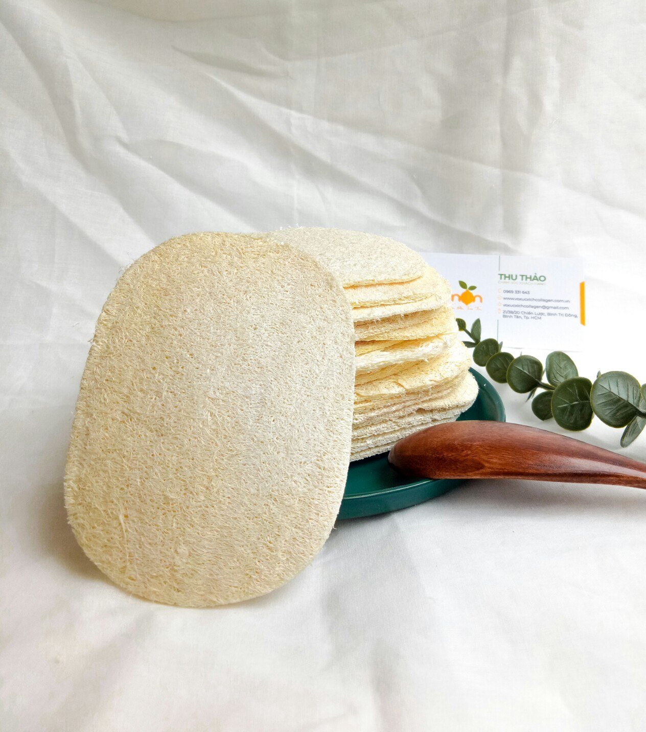 Combo 10 MIẾNG xơ mướp rửa chén tạo bọt tốt làm sạch nhanh dùng bền