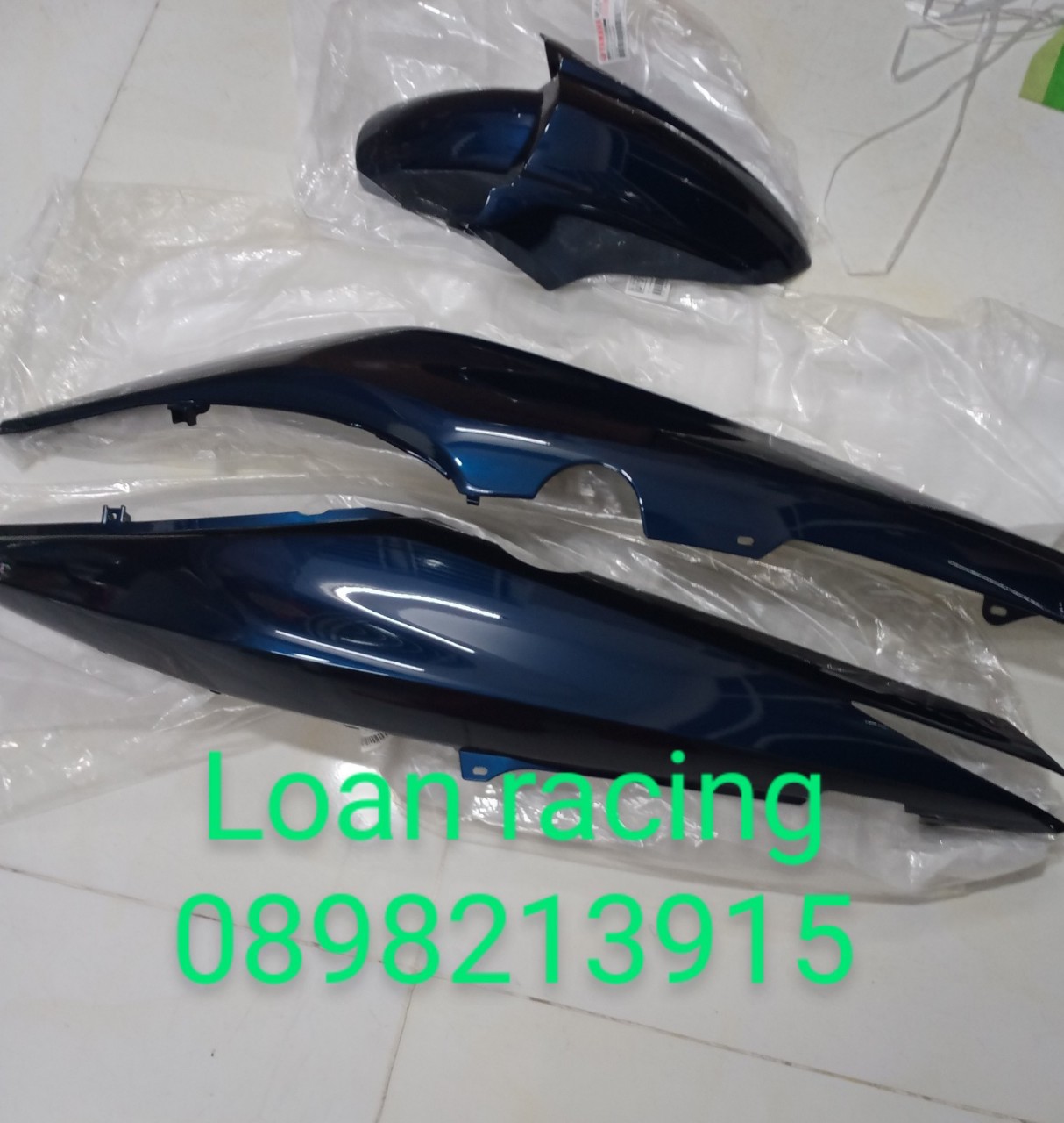 Dàn áo Nouvo LX (Nouvo 4) màu xanh bạc full dàn màu 13 món luôn tem hàng zin chính hãng Yamaha