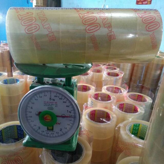 Băng keo trong/ đục 5f 100ya nặng 1.2kg