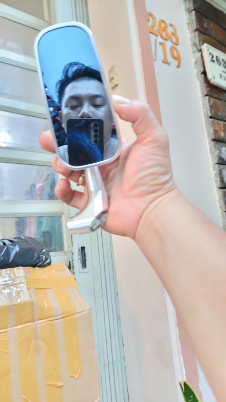 kính chiếu hậu H2C vuông chân ngắn