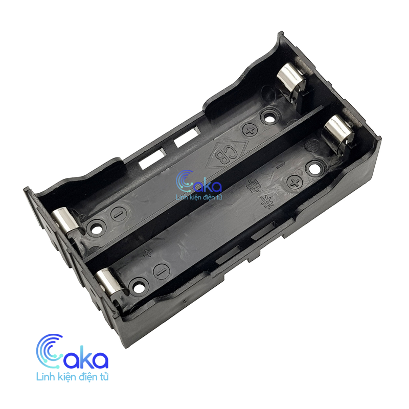 Đế pin 18650 2 cell pin có chân hàn pcb