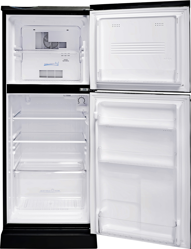 [Giao tại HCM] Tủ lạnh Aqua 130 lít AQR-T150FA(BS) - Công nghệ làm lạnh đa chiều kháng khuẩn khử mùi với công nghệ Nano Fresh Ag+