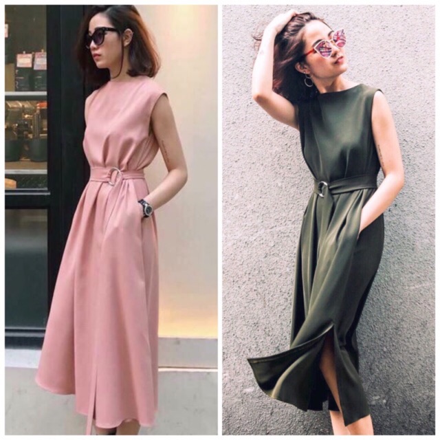 Đầm suông dài 2 màu