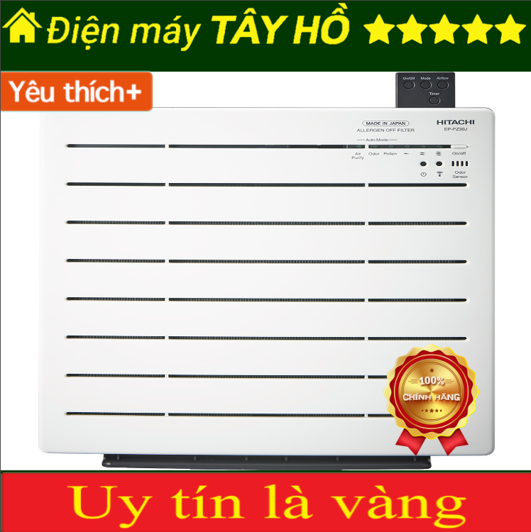 [GIAN HÀNG UY TÍN][HÀNG CHÍNH HÃNG] Máy lọc không khí Hitachi EP-PZ30J