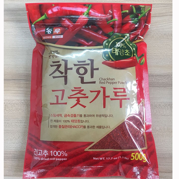 [HÀNG CHUẨN] ỚT BỘT - ỚT VẨY NONGWOO HÀN QUỐC