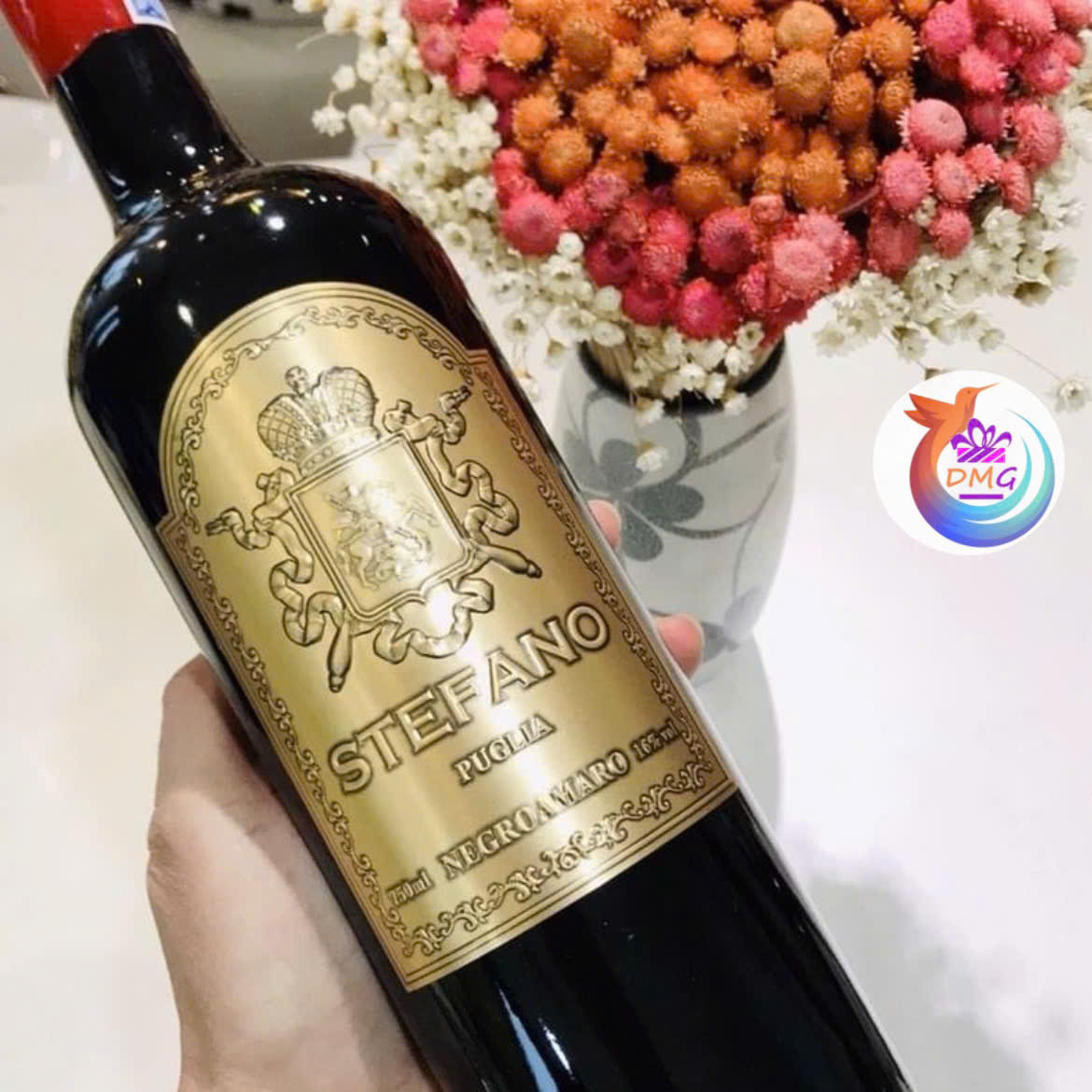 [NHẬP KHẨU] VANG ĐỎ (Ý) STEFANO – 750ML (16%) – DMG WINE