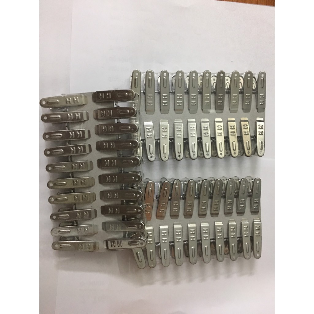 SET 20 KẸP QUẦN ÁO INOX CAO CẤP