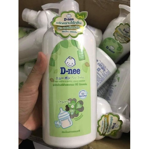 [GIÁ SỈ] Nước rửa bình sữa Dnee Organic Thái Lan dạng chai 620ml
