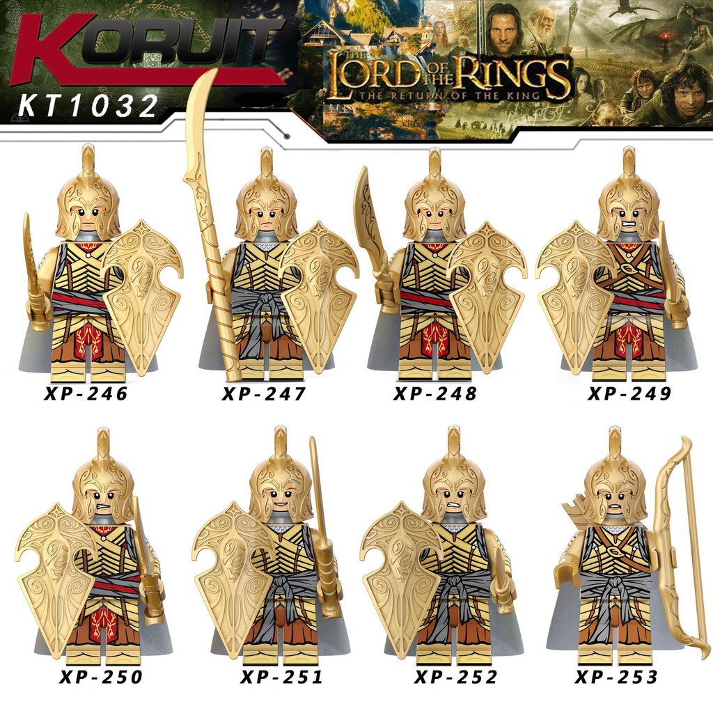 Lego Minifigures Lord Of The Ring Elves Warriors Những Chiến Binh Tộc Tiên Elf - Phim Chúa Tể Những Chiếc Nhẫn KT1032