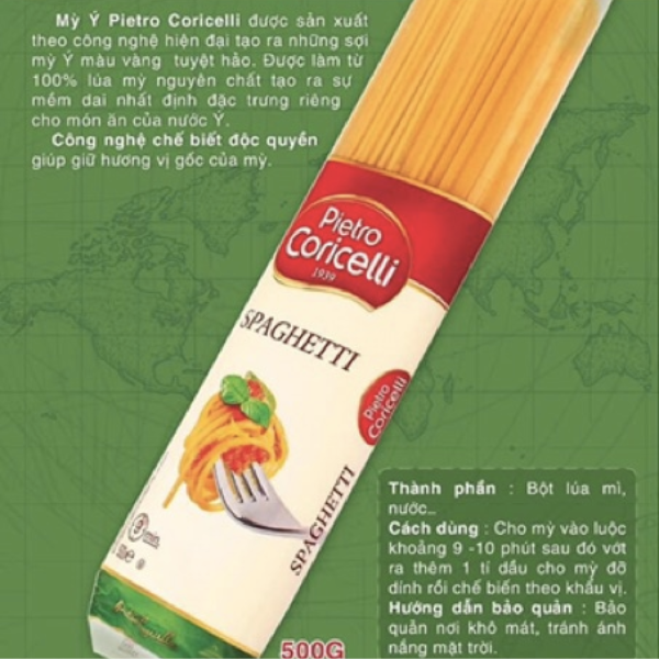 [Siêu thị WinMart] - Mì Ý Pietro Corice gói 500g