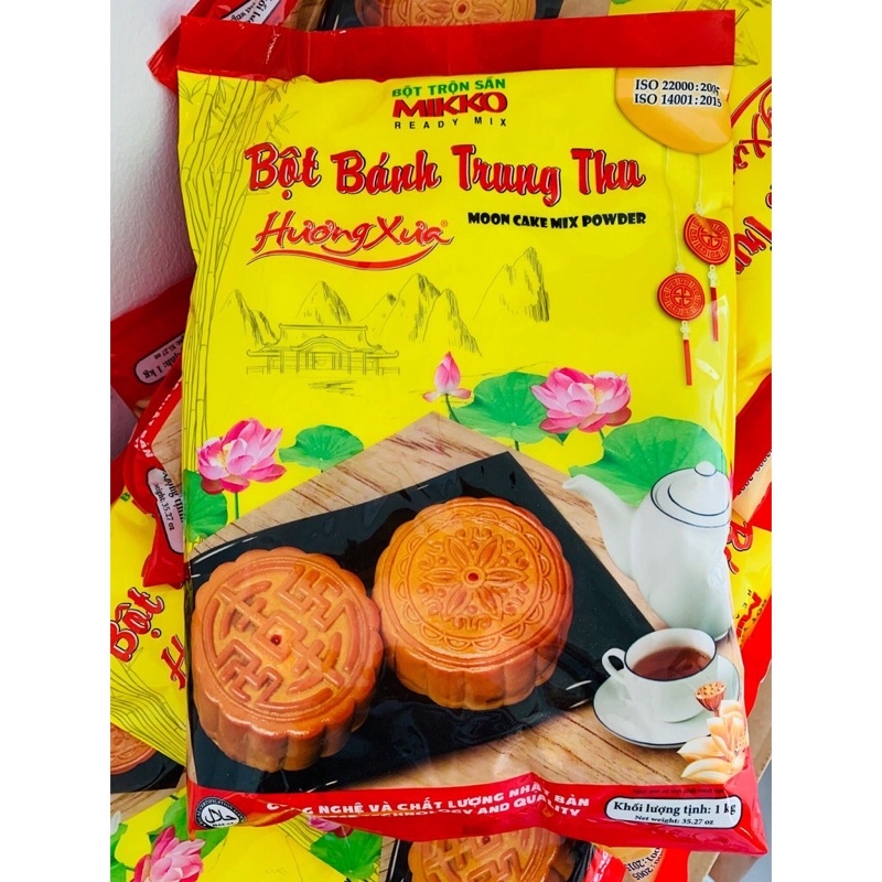 Bột trộn sẵn vỏ bánh trung thu mikko