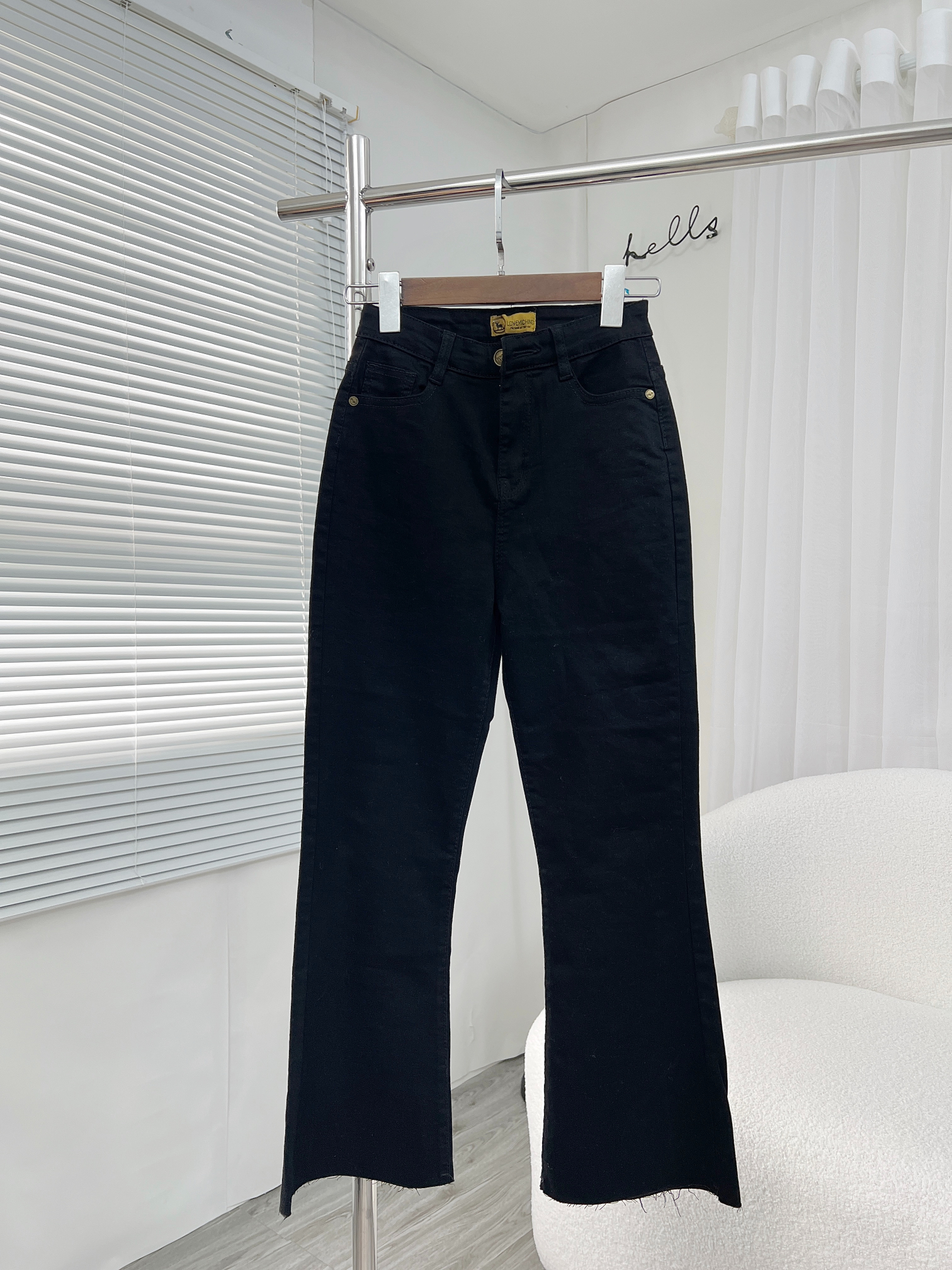 Quần Jean Ống Loe 9 Tấc (Dài 88cm) - Leda