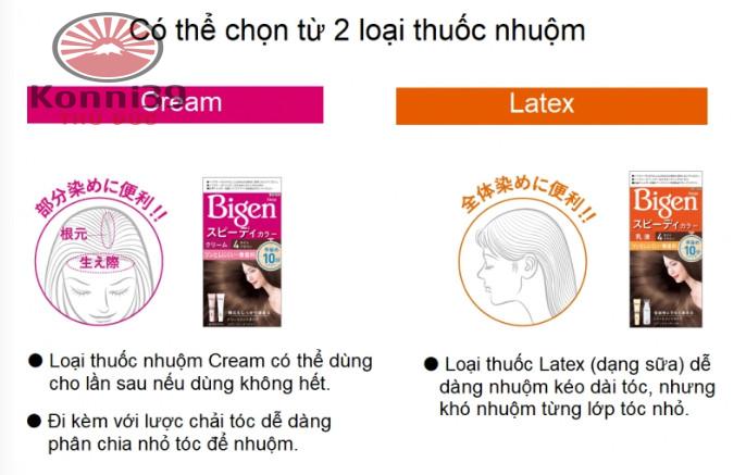 NHUỘM TÓC PHỦ BẠC BIGEN DÒNG KHÔNG MÙI (MÀU SỐ 7 - NÂU ĐẬM) - TUÝP 40GR
