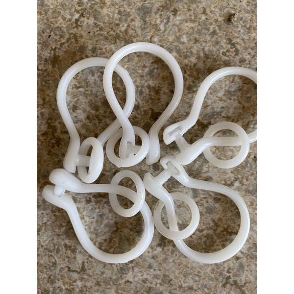 5 Móc nhựa treo rèm, treo rido bằng nhựa tổng hợp bền và chắc chắn