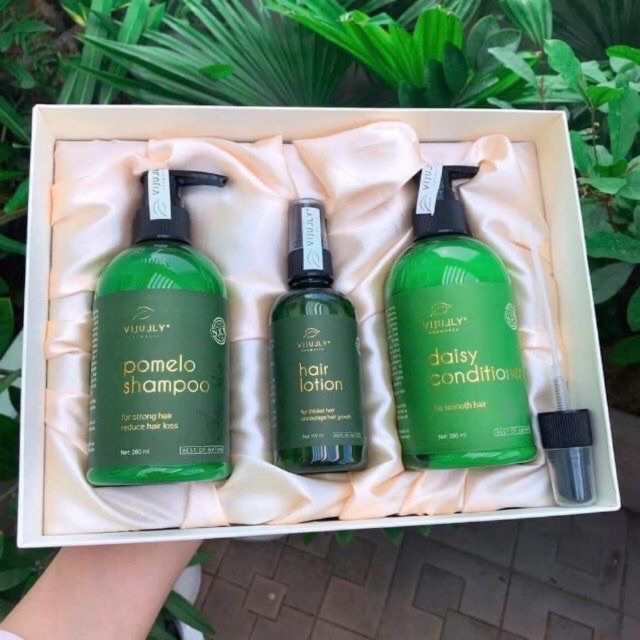[HCM]Combo DẦU GỘI BƯỞI VI JULLY