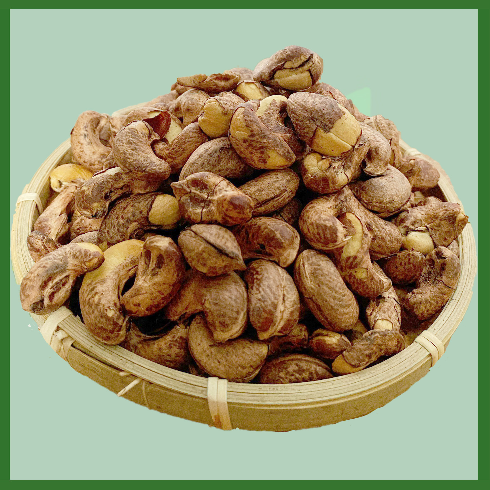 500GRAM HẠT ĐIỀU RANG MUỐI NGUYÊN LỤA (HẠT VỪA)