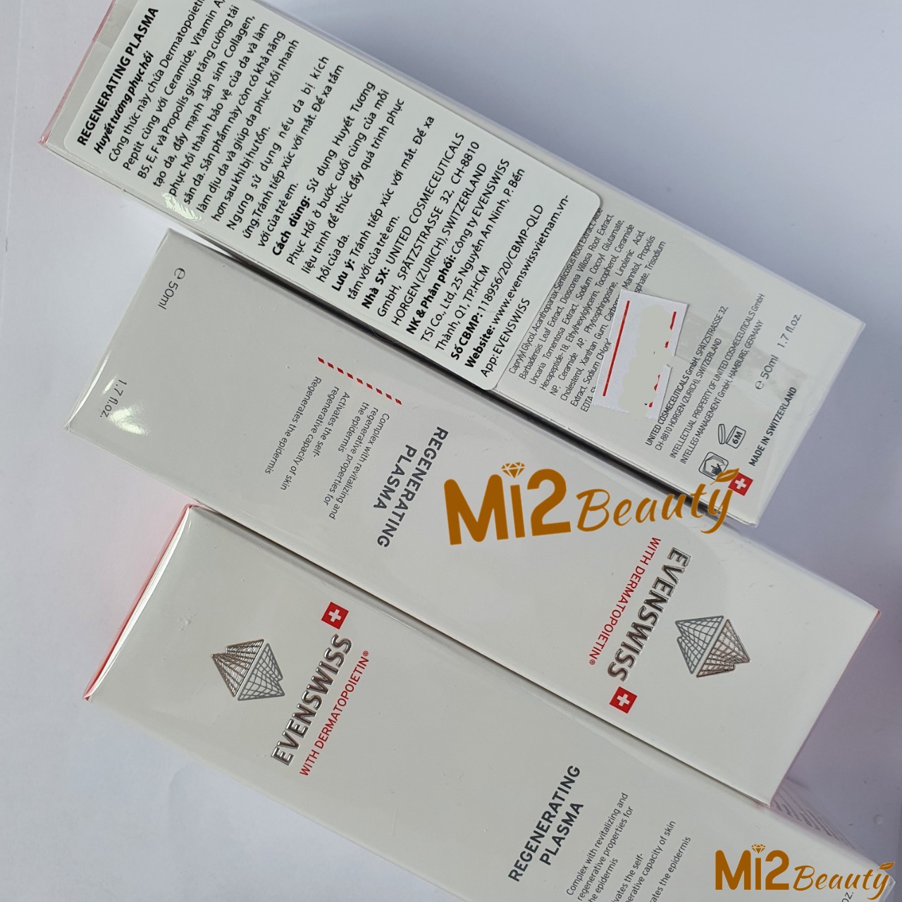Serum Phục Hồi Da - EVENSWISS PLASMA REGENERATING 50ml (Huyết tương phục hồi da)