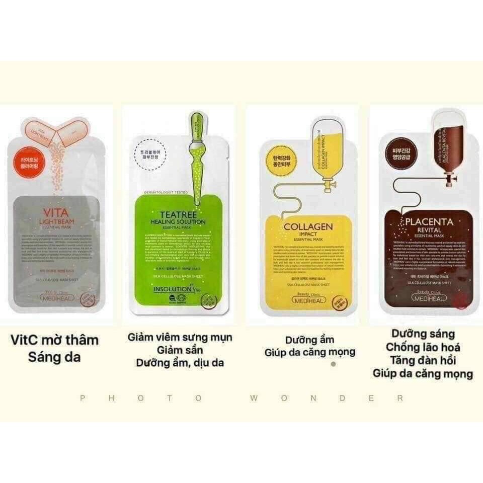 Miếng Mặt Nạ Mediheal Essential (Miếng Lẻ)
