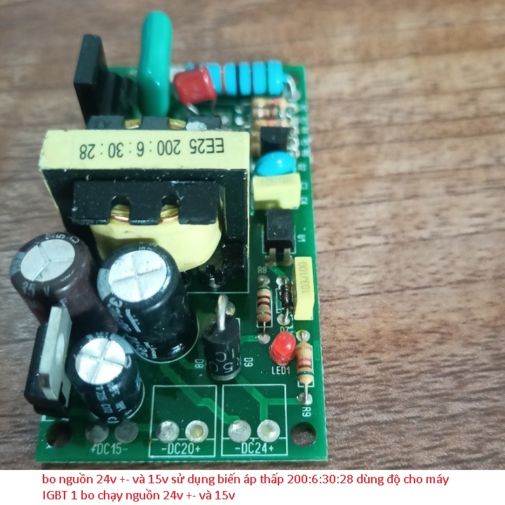 bo nguồn 24v +- và 15v