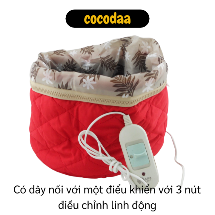 Mũ hấp tóc - Mũ ủ tóc điện - Máy hấp tóc cá nhân máy ủ tóc tại nhà giúp tóc óng mượt