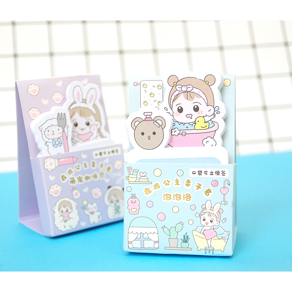 Giấy Note Hình Cô Gái Dễ Thương (6x10cm)