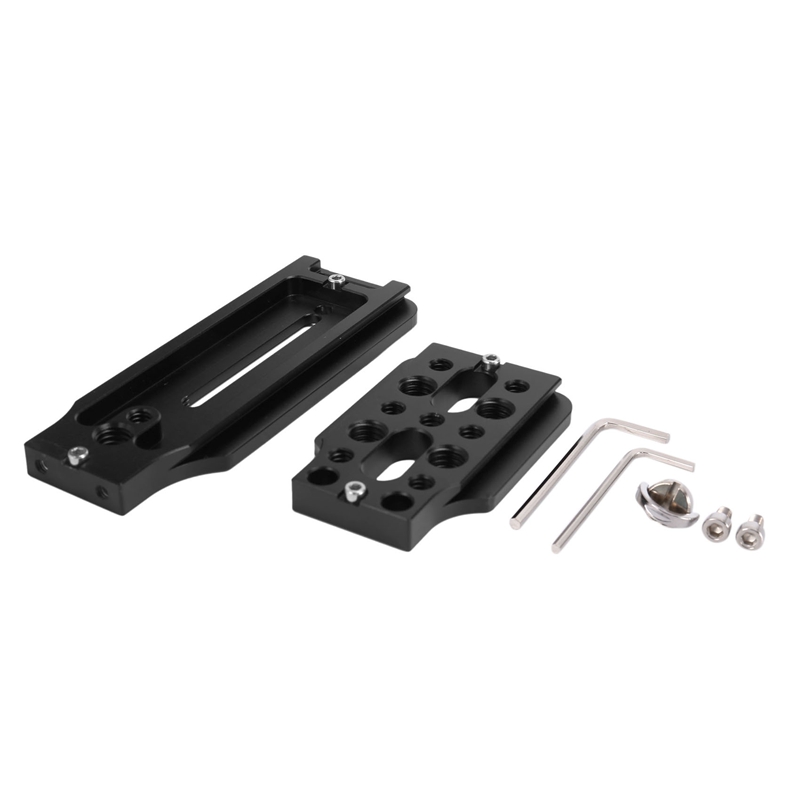 DSLR Camera L Bracket Quick Release Plate Vertical Universal L Bracket with 1/4 Inch Screw for
