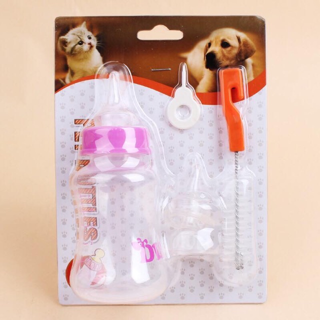 Bình ti bú sữa cho cún mèo con🍼🍼